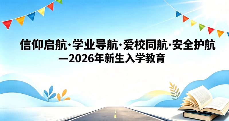 【专题】信仰启航·学业导航·爱...