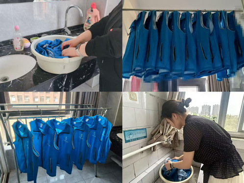 劳育润心，志愿同行——我院开展志愿服清洗整理志愿服务活动