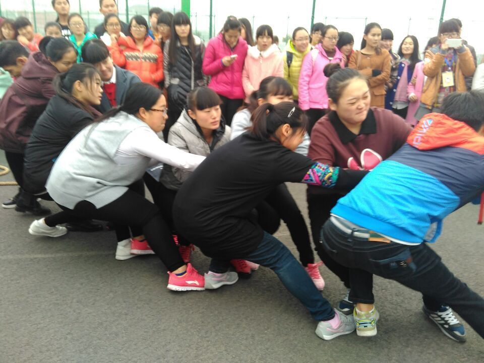 拔河比赛现场
