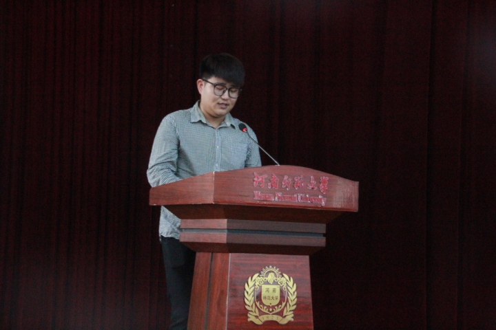 在校生代表郜杰 在校生代表郜杰