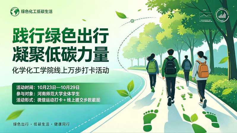 化学化工学院开展“践行绿色出行...
