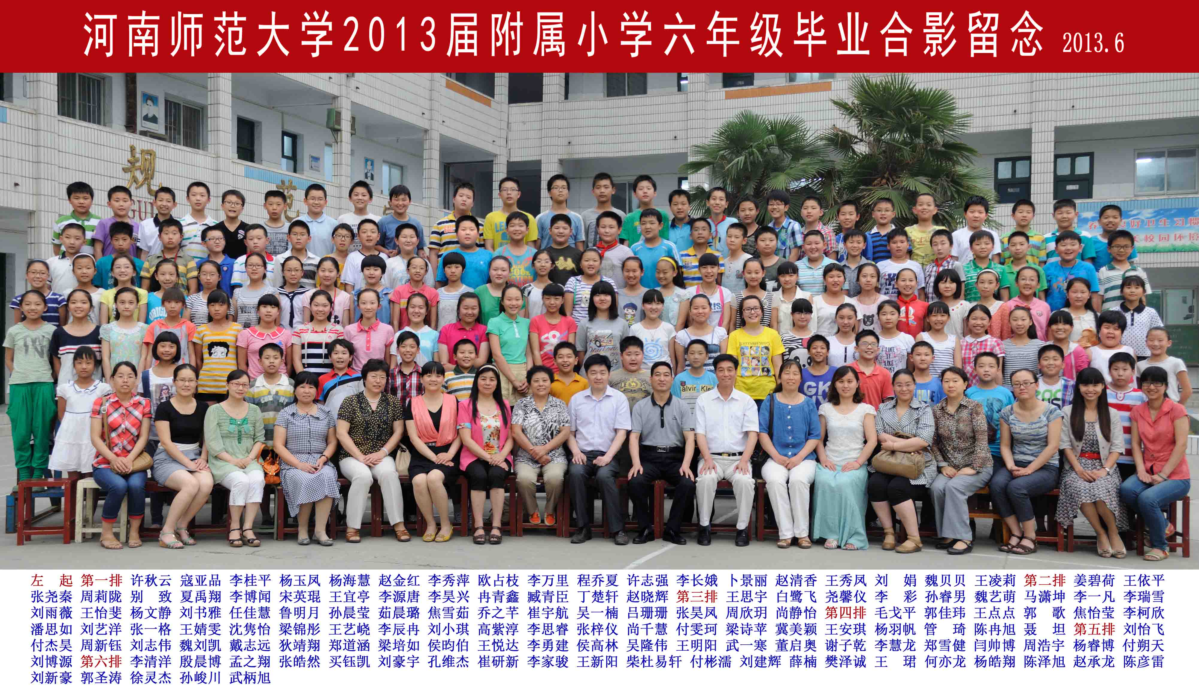 2013年毕业生合影