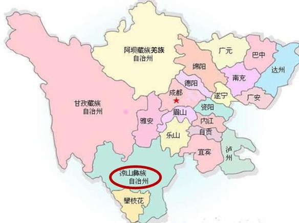 西昌市地图 行政区划图片