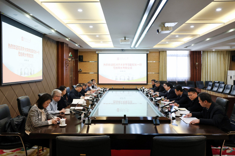 石河子大学副校长李剑一行到我校...